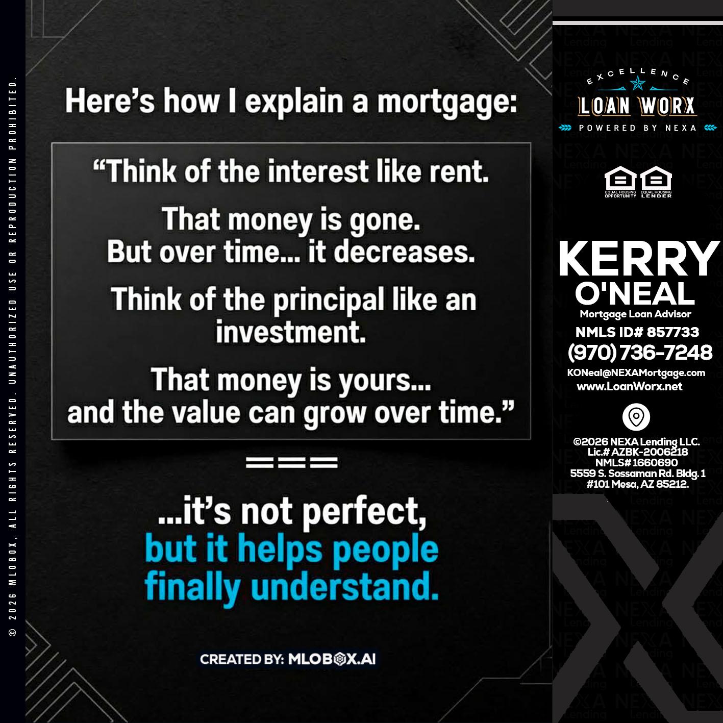 HERES NOW - Kerry ONeal -Mortgage Loan Advisor