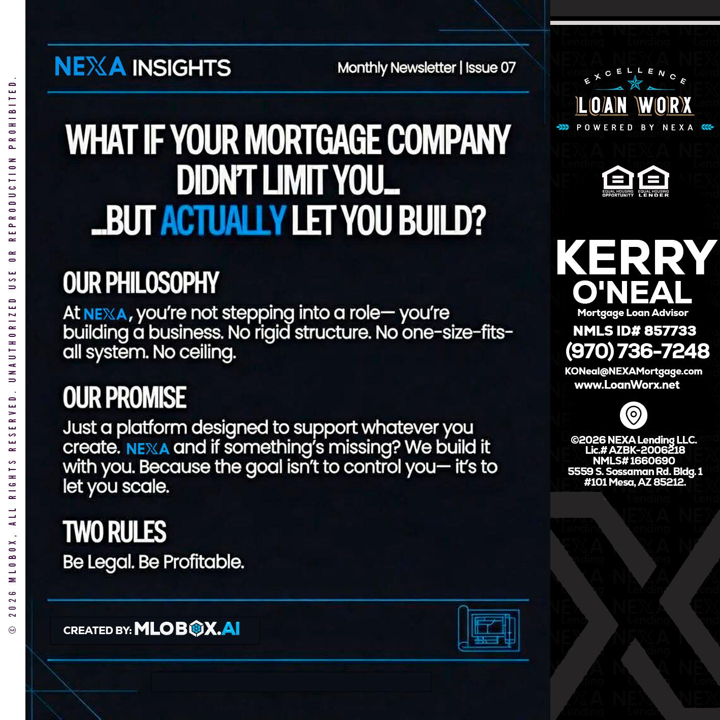 NEXA INSIGHTS - Kerry ONeal -Mortgage Loan Advisor