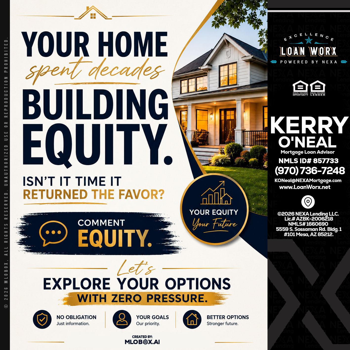 building equity - Kerry ONeal -Mortgage Loan Advisor